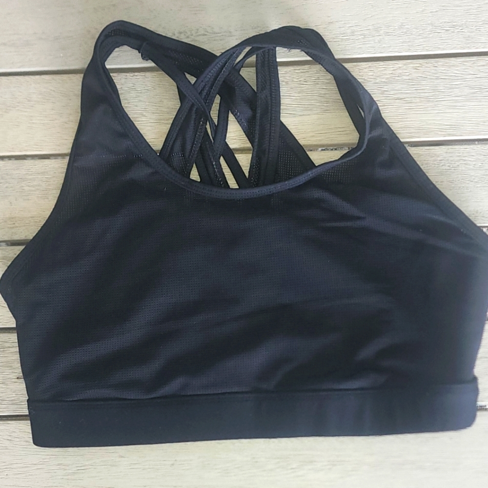 Fabletics | Black Sports Bra | SZ M
